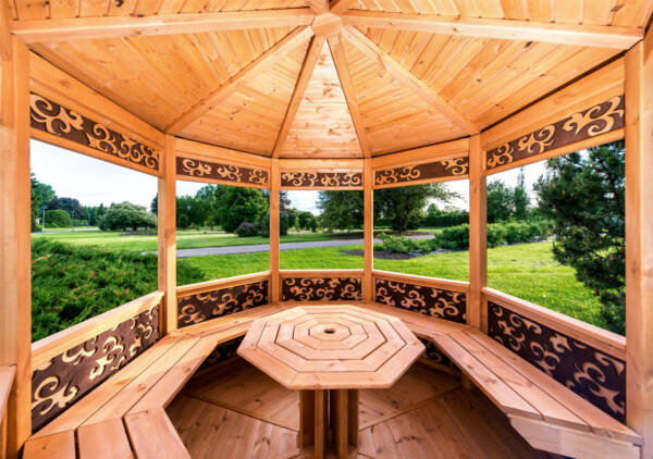 modřínová pergola