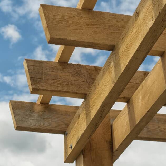 Dubová pergola